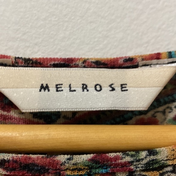 Melrose Abstract Nylon Blouse - Picture 7 of 9